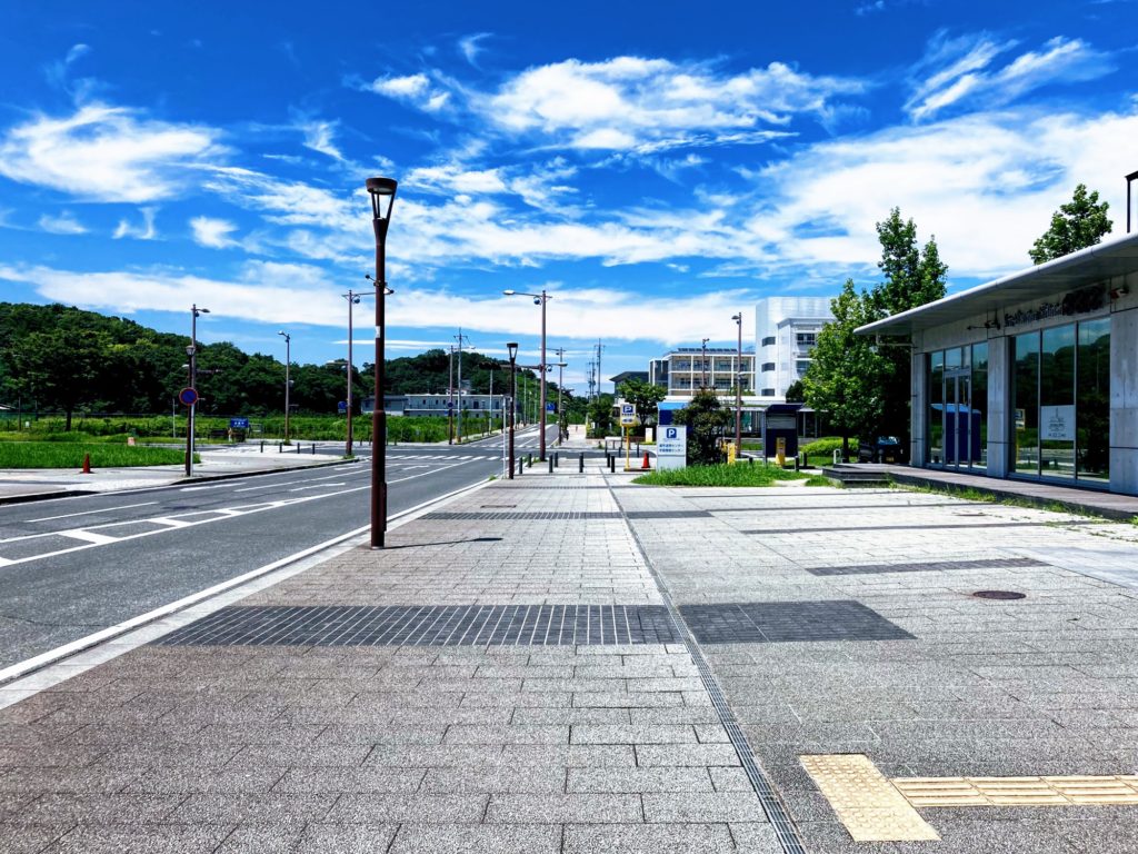 北九州市立大学ひびきのキャンパス図書館の駐車場の場所 Webkoblog ウェブコブログ